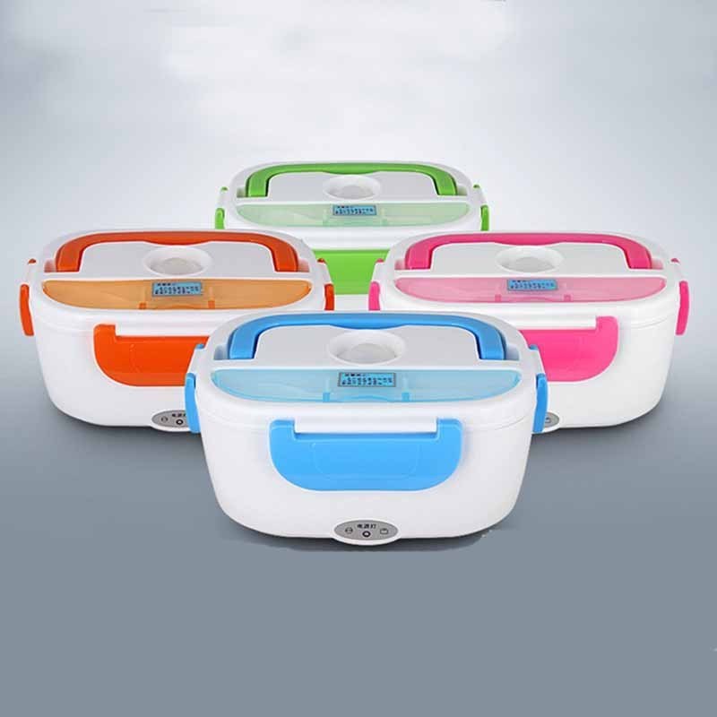 Portable plastic electric heating lunch box electric usb heating bento food warmer container