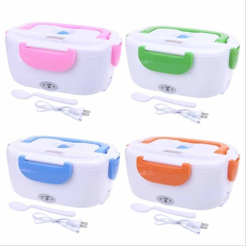 Portable plastic electric heating lunch box electric usb heating bento food warmer container