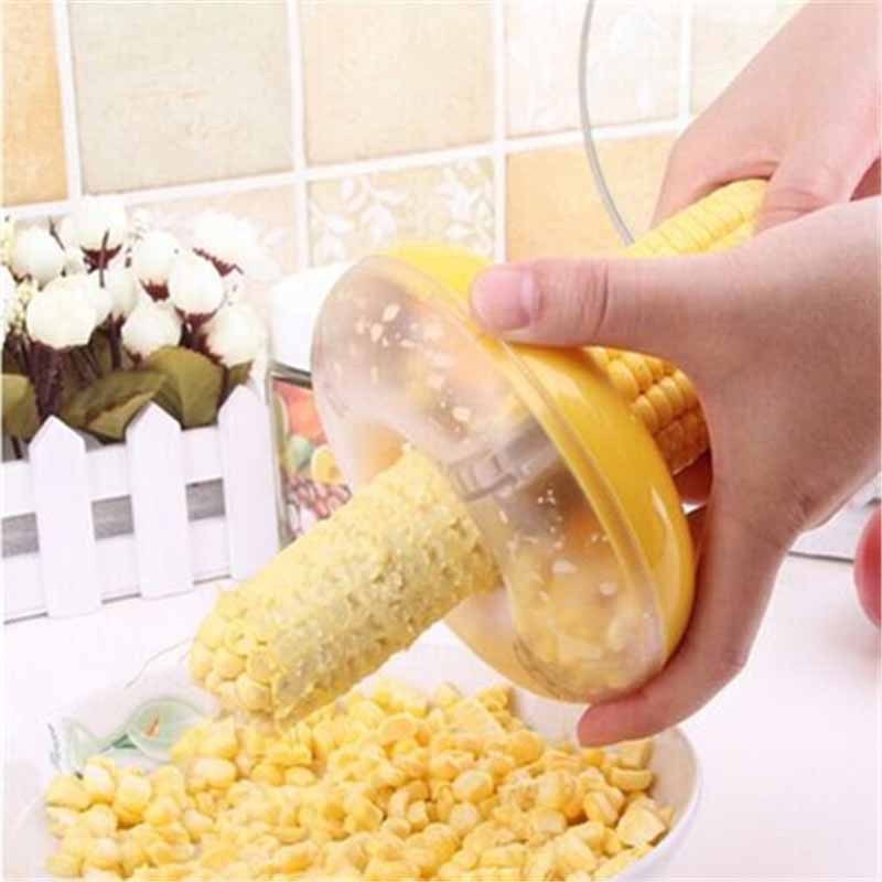 Kitchen easy corn stripper remove tool corn cutter peeler thresher stripper set tools