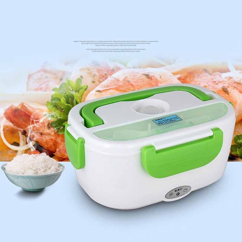 Portable plastic electric heating lunch box electric usb heating bento food warmer container