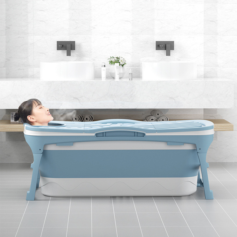 private bathroom dedicated for bathing in winter portable bath tub for adults plastic bath tub with lid