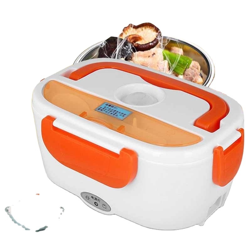 Portable plastic electric heating lunch box electric usb heating bento food warmer container