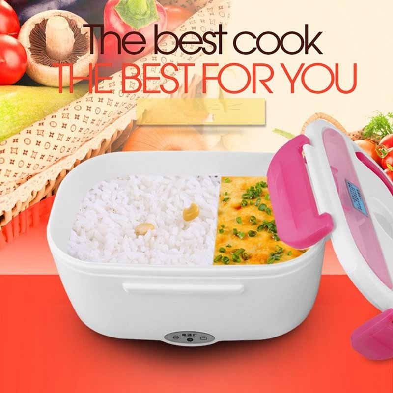 Portable plastic electric heating lunch box electric usb heating bento food warmer container