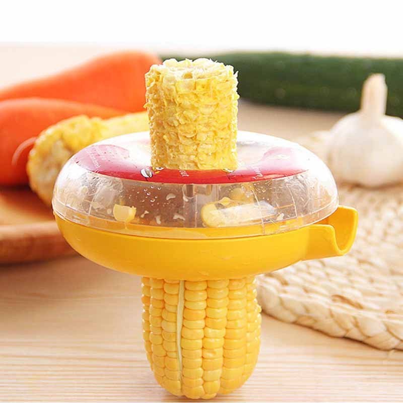 Kitchen easy corn stripper remove tool corn cutter peeler thresher stripper set tools