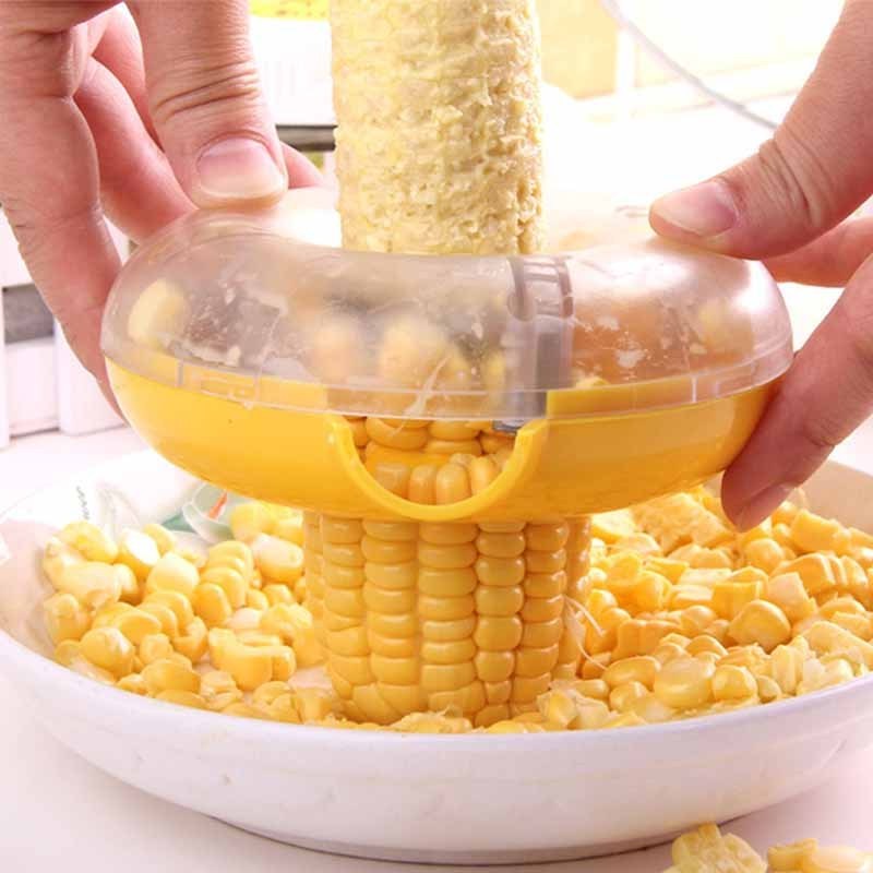 Kitchen easy corn stripper remove tool corn cutter peeler thresher stripper set tools