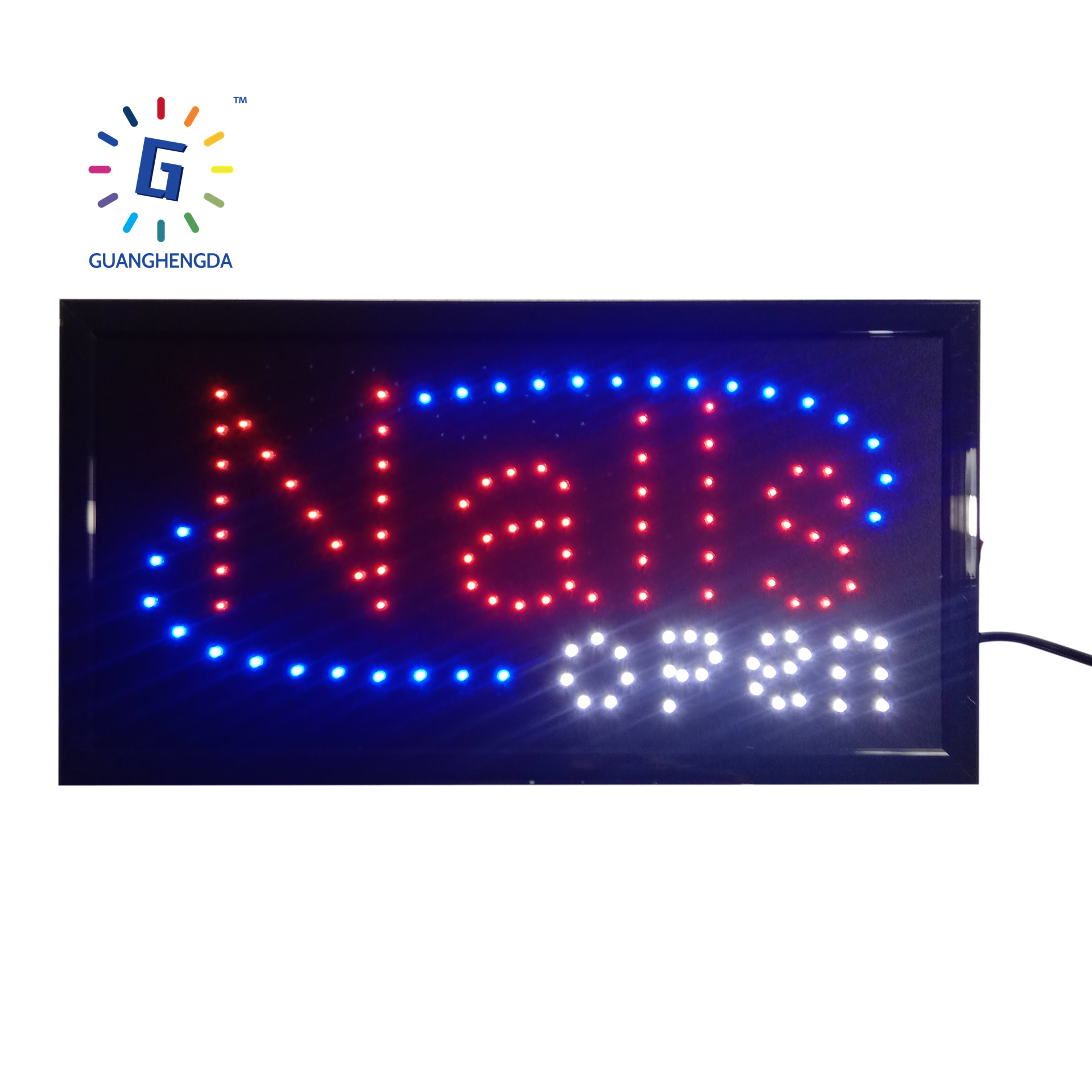 Manufacturers Wholesale Commercial Illuminated Screen Led Open Sign For Nails Store Open Signs