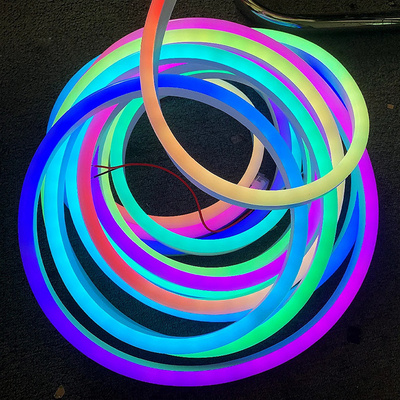 Hot Sell Silicone Neon Rope 12V 24V 110V 120V 240V 230V Rgb 360 Degree Flex Led Neon Light  Rgb Neon Strip Light