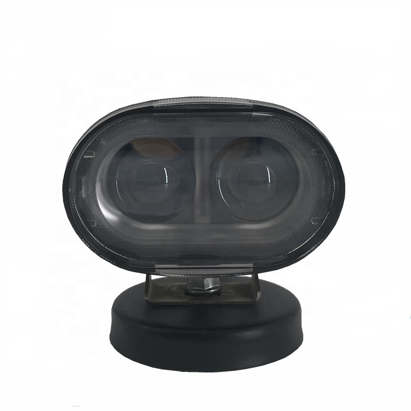 20W Forklift LED Warning Light with 4D Lens Blue Red Led work light Mini Safety Spot Light