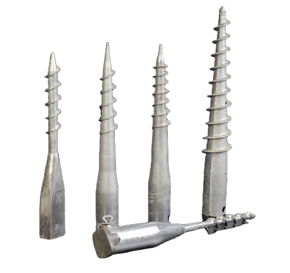 Hot Dip Galvanized Ground Screw Anchor/Screw Piles/Umbrella Anchor/PostAnchor