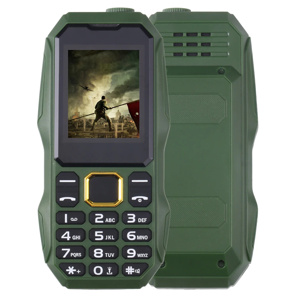 Rugged Outdoor Sport Telephone Large Battery Long Standby Flashlight Big Sound Tiny Simply Work Two Sim Cards Mini Small Phone