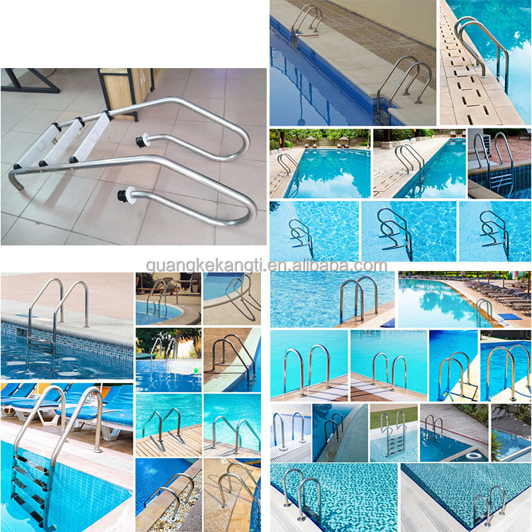 Factory wholesale multiseries Pool Water Ladder 2/3/4/5 Steps 304 stainless steel stair