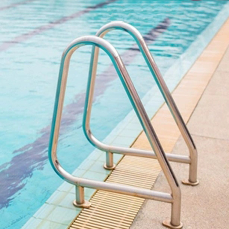 Swimming pool ladder small hand rail cover removable swimming pool handrails