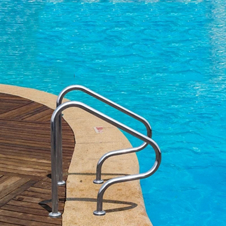 Swimming pool ladder small hand rail cover removable swimming pool handrails