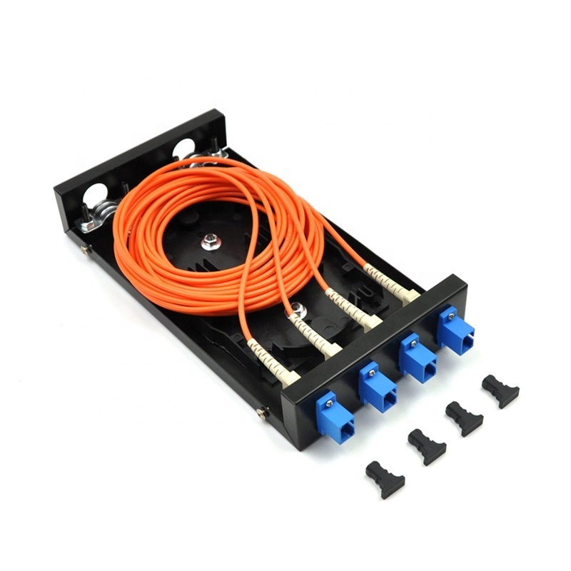 4 port fiber patch panel manufacturer 8 port wall mounted fiber optic terminal box