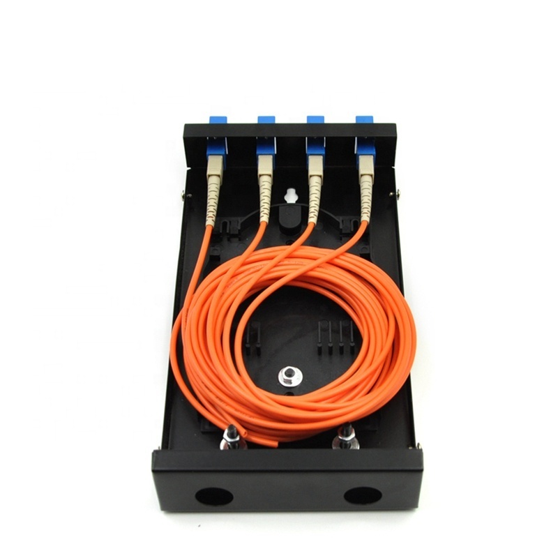 4 port fiber patch panel manufacturer 8 port wall mounted fiber optic terminal box