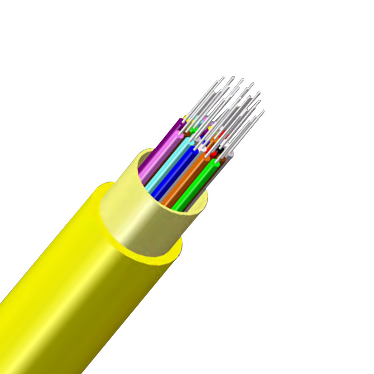 Multi Fibers GJPFJH 12 Core Single Mode Indoor Fiber Optic Cable manufacturers