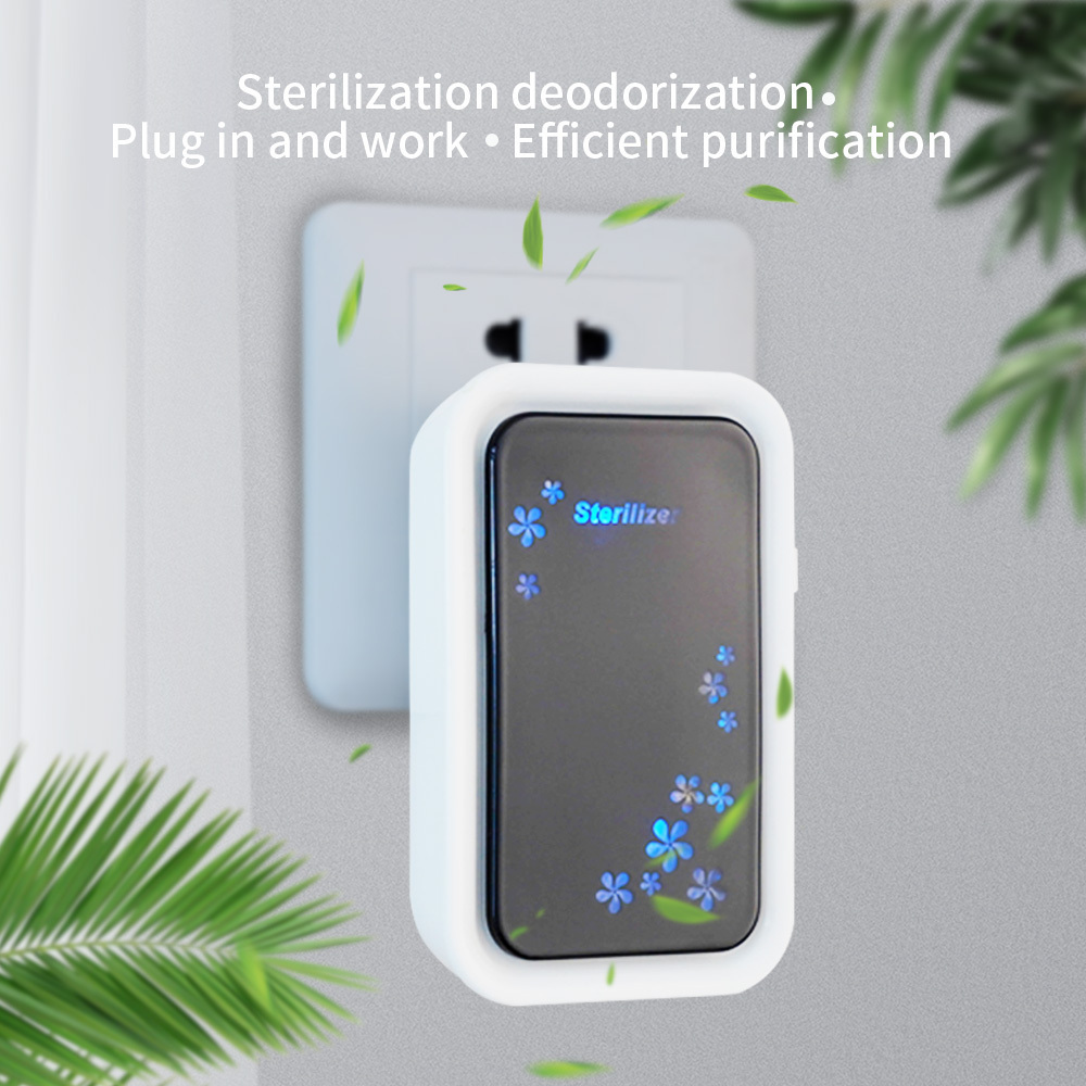 Toilet Pet Odor Eliminator Air Cleaner Negative Ion Room Wall Mounted Smart Ionizer Mini Home Portable Air Purifier