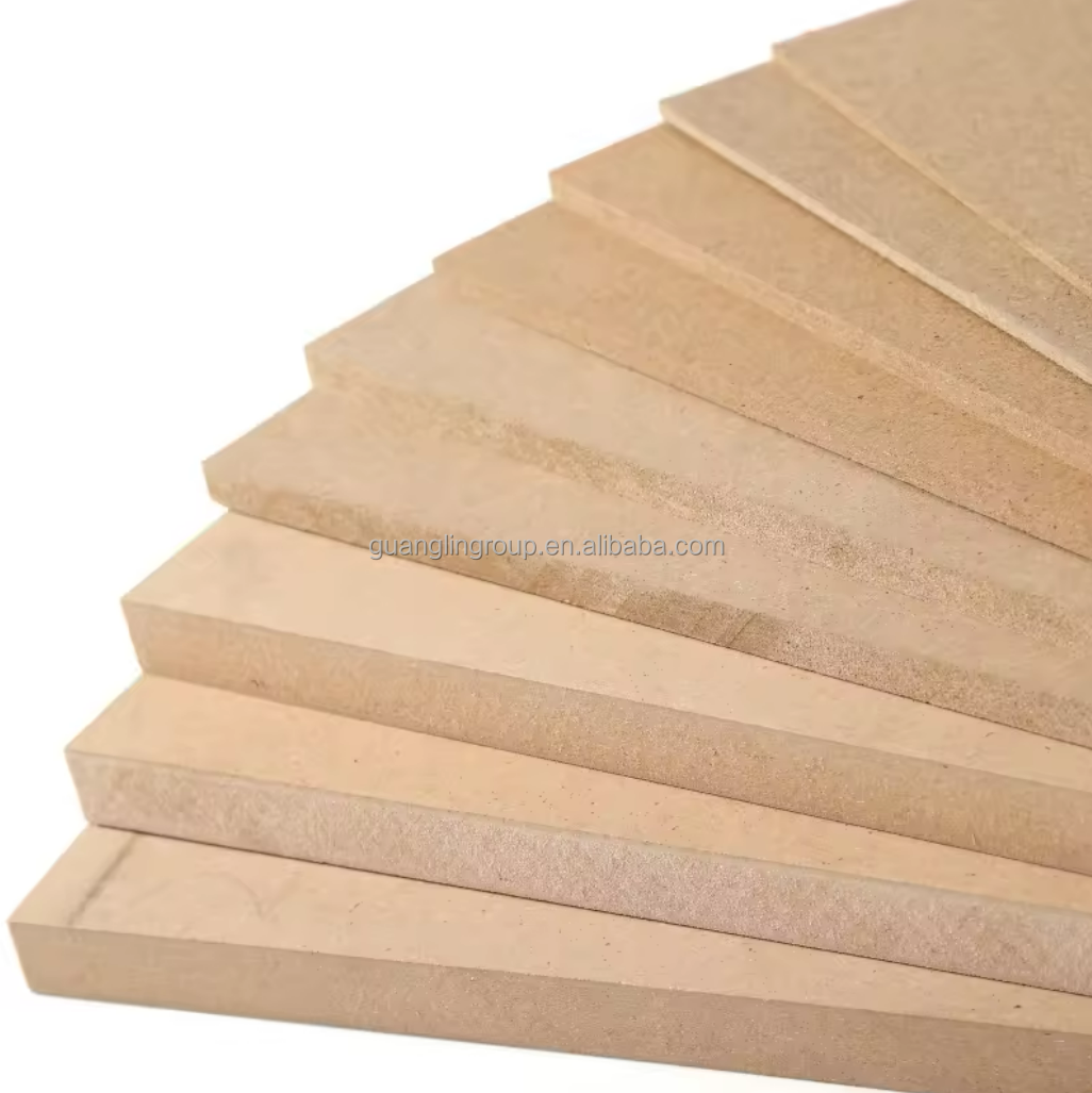 High Grade high quality E1 21mm  Modern Design Style Raw Plain MDF Board, Carved and Milled Board, for Furniture Decoration