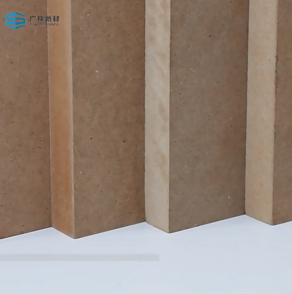 Factory  Manufacturer Directly Sale 4X8 18mm  E0  MDF Fiberboard,  Carved and Milled Board for Furniture and door panels