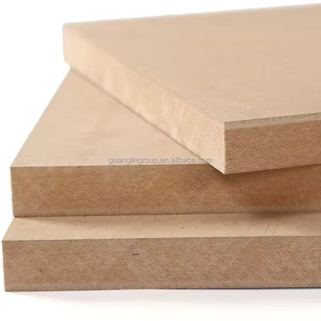 High Grade high quality E1 21mm  Modern Design Style Raw Plain MDF Board, Carved and Milled Board, for Furniture Decoration