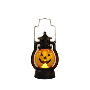 Halloween Decorative Pumpkin Lantern Led Lights Battery Operated with Hanging Loop Mini Lanterns Decorative Ornaments