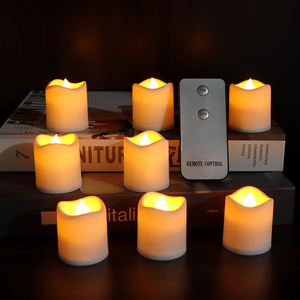 2 Button Remote Control Timing Small Tea Wax Cross-border Birthday Party Romantic Smokeless 2032 Electronic Candle Light