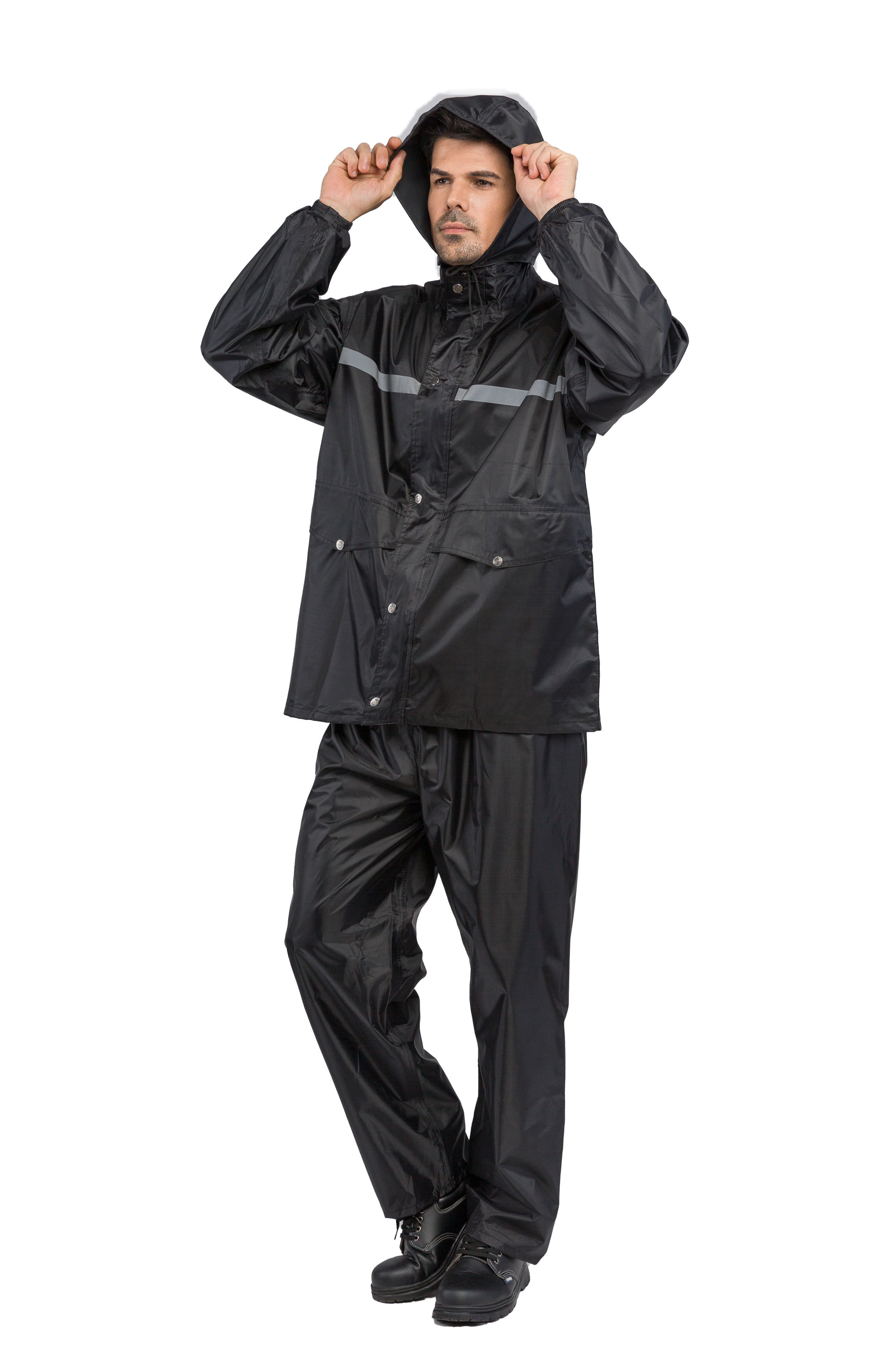 High Quality Full Body Waterproof Raincoat For Motorcycle Riders