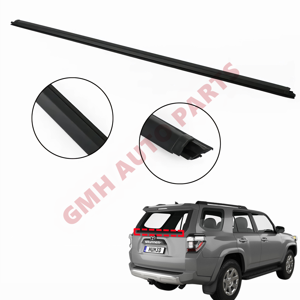 Rear Liftgate Tailgate Trunk Back Windshield Glass Belt Molding Weatherstrip Seal for 4Runner 2003-2009