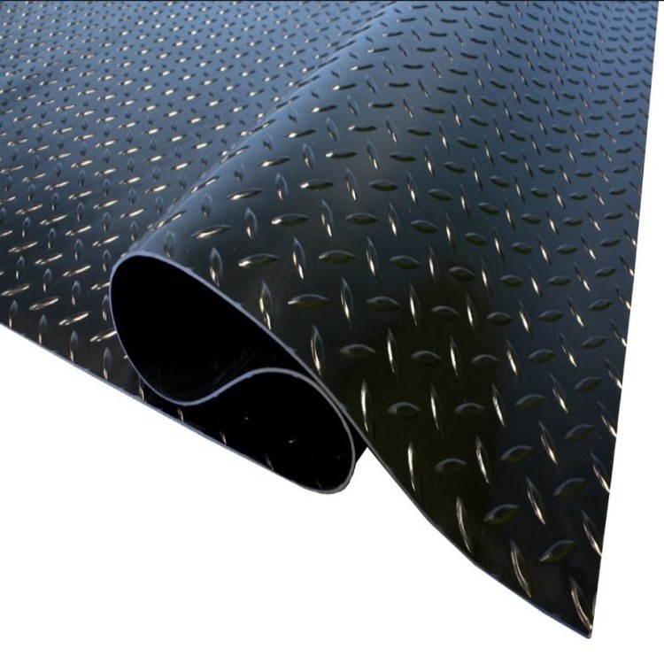 Anti Slip Fine Thin Narrow Ribbed Corrugated Rubber Sheet/Rubber Flooring Roll