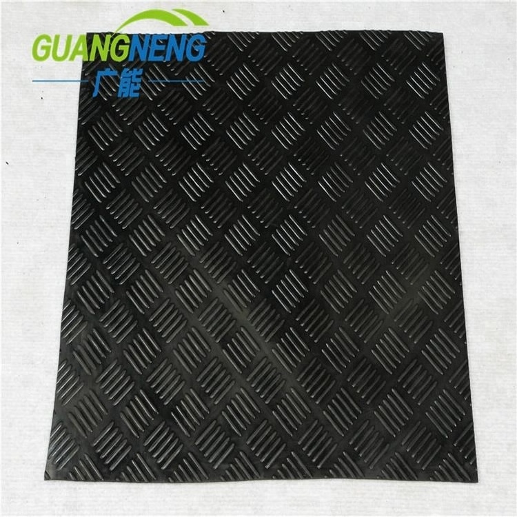 Fine ribbed rubber sheet / corrugated rubber mat / anti-slip rubber mat