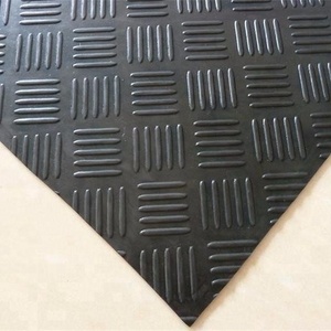 Fine ribbed rubber sheet / corrugated rubber mat / anti-slip rubber mat