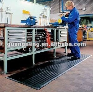 Comfortable Workshop antigatigue Rubber Floor Mats/Grease Resistance rubber garage floor mat factory quality