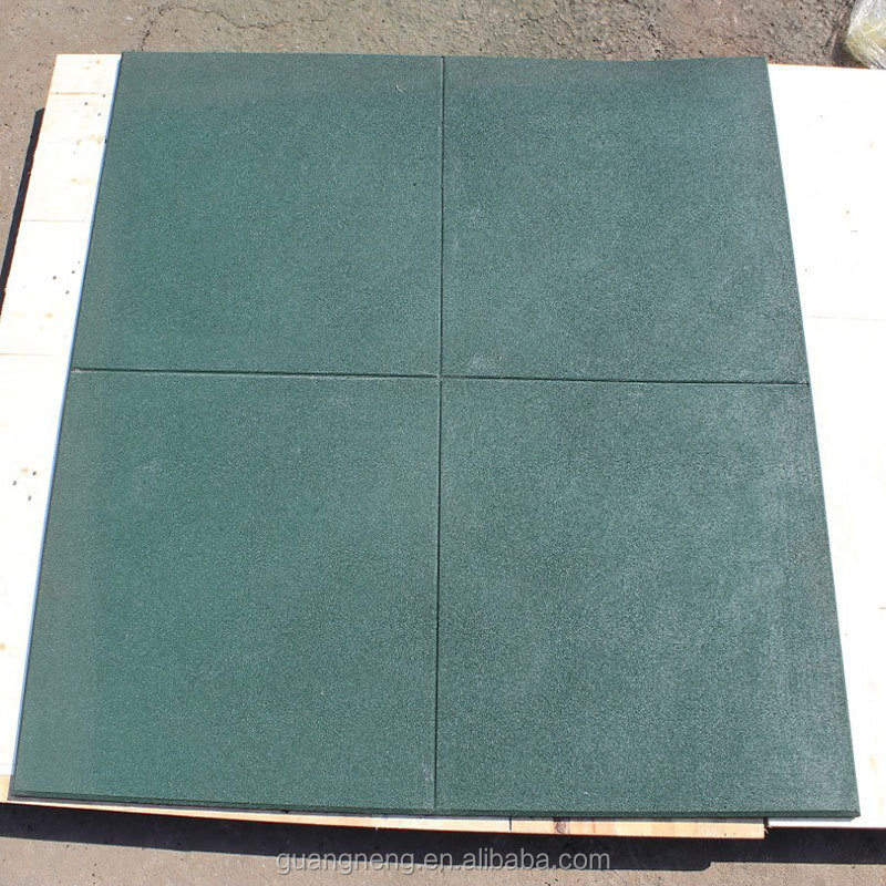 sound absorbing recycled EPDM sbr subber flooring, EPDM layer gym rubber flooring tile