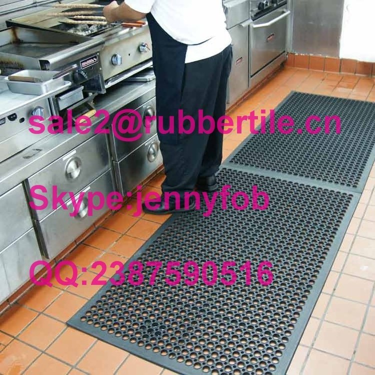 Comfortable Workshop antigatigue Rubber Floor Mats/Grease Resistance rubber garage floor mat factory quality