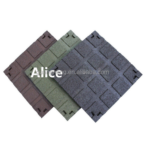 rubber deck tile/rubber ceiling tiles/Playground rubber tiles