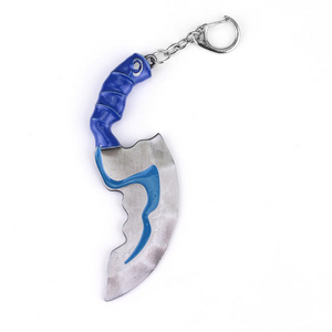 New Game Dota 2 Weapons Sword Props Ornaments Mini Blink Dagger Jump Cut Weapon Keyring for Men Player