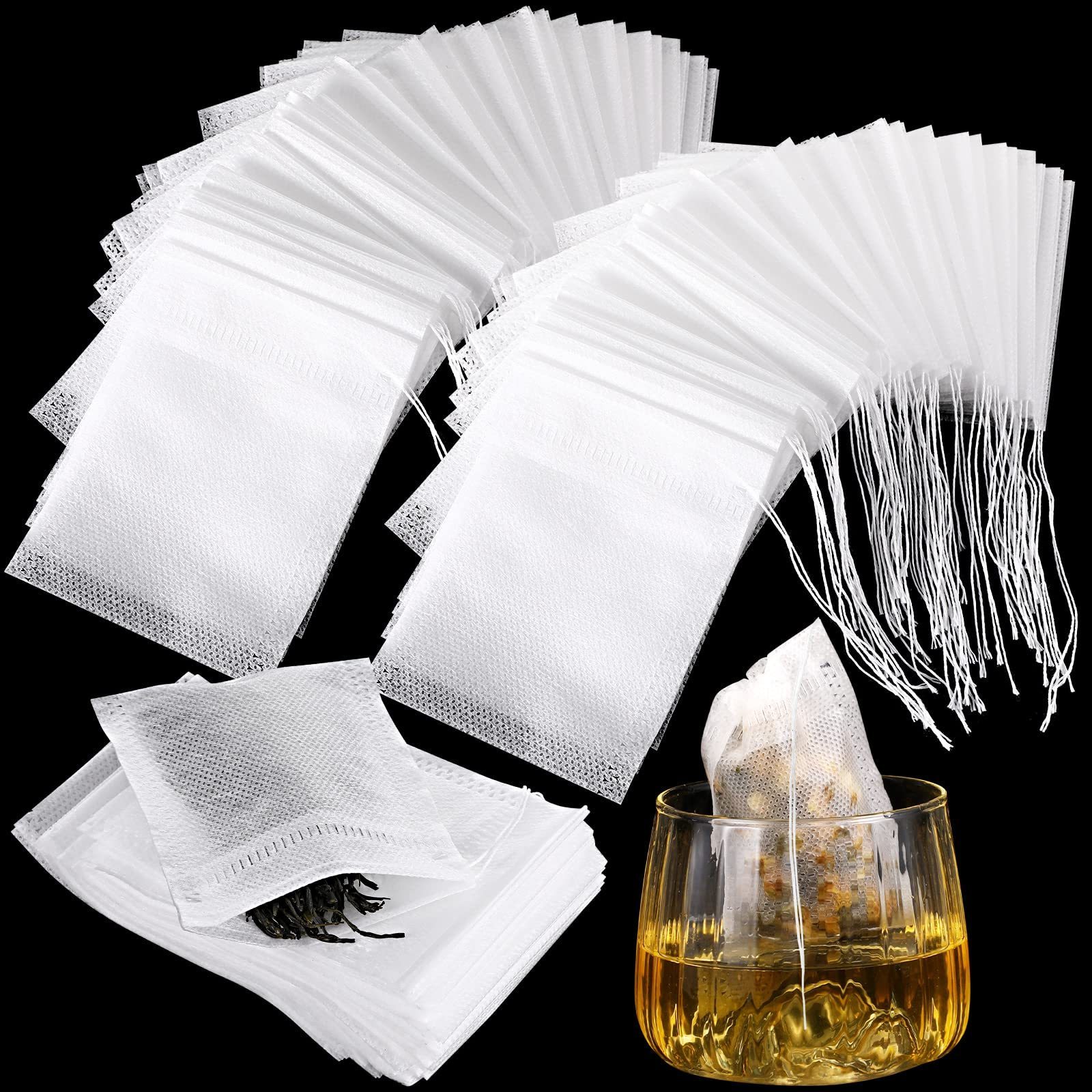 Factory Wholesale Reusable Tea Bags, Eco Friendly Custom Tea Bag Corn Fiber Packing Tea Bags