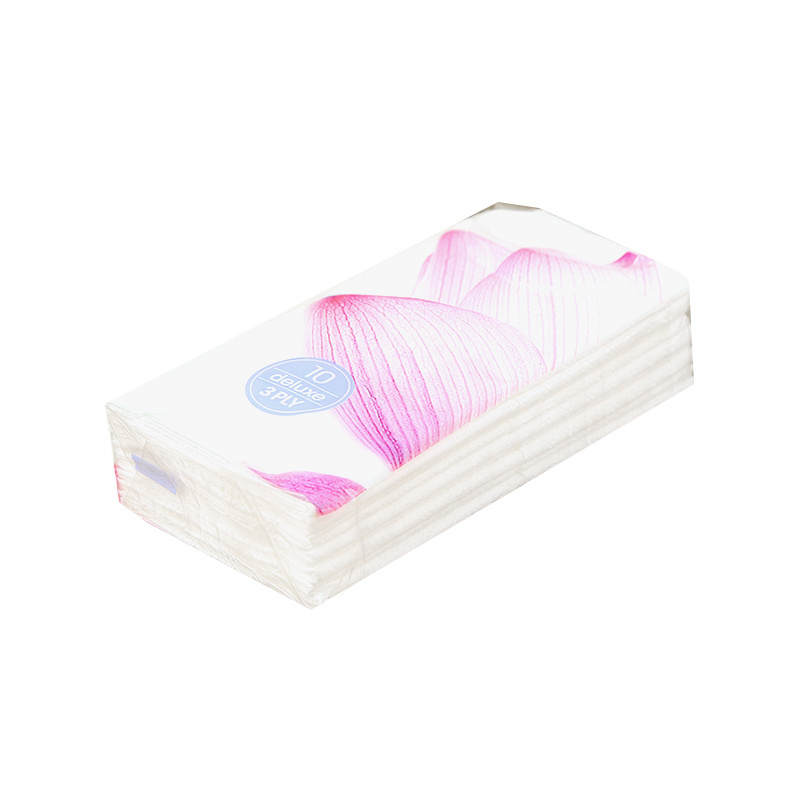 Wholesale Promotional Customized Wallet Pocket Tissue Pack Soft Paper Handkerchief Manufacturer Disposable Facial Tissue