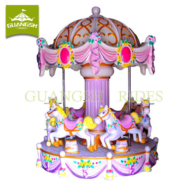 High quality mini carousel horses rides merry- go- round