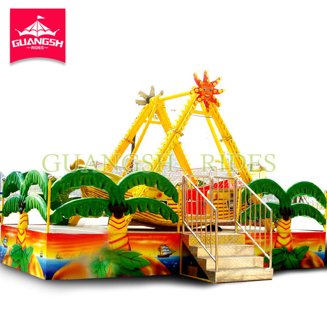 Miniature carnival rides for children attractive swing mini pirate ship