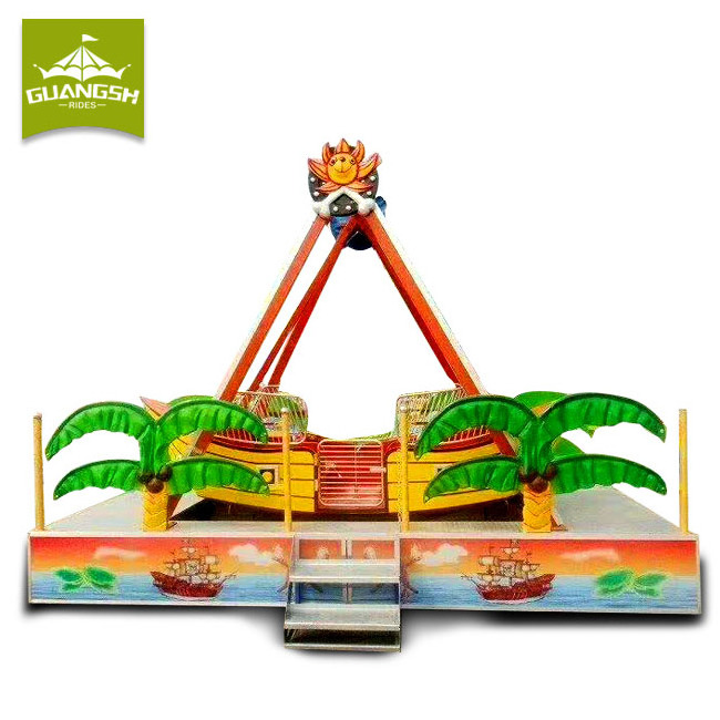 Miniature carnival rides for children attractive swing mini pirate ship