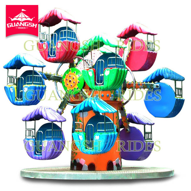 Fun fair attraction  amusement kiddie rides hot sale Double Sides Mini Ferris Wheel