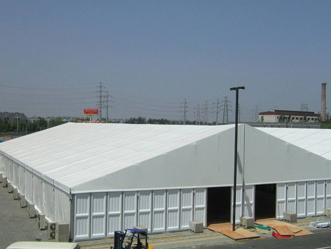 Large Outdoor Heavy Duty Galvanized Aluminum Frame Pvc Custom Fabric Structures Storage Warehouse Tent