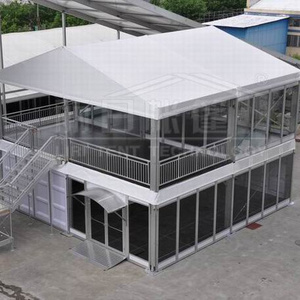 Aluminum Structure PVC Two Story Tent Double Layer Tent For Sale