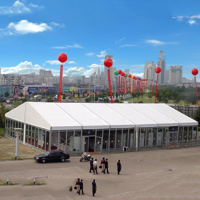 GSL-20 20x50 m marquee event tent with glass walls