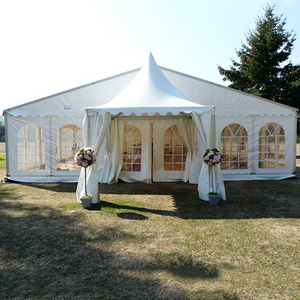 Mix A Shape Tent And Pagoda Tent Aluminum Frame Wedding Party Events Professional Large Tents With Tarpaulin