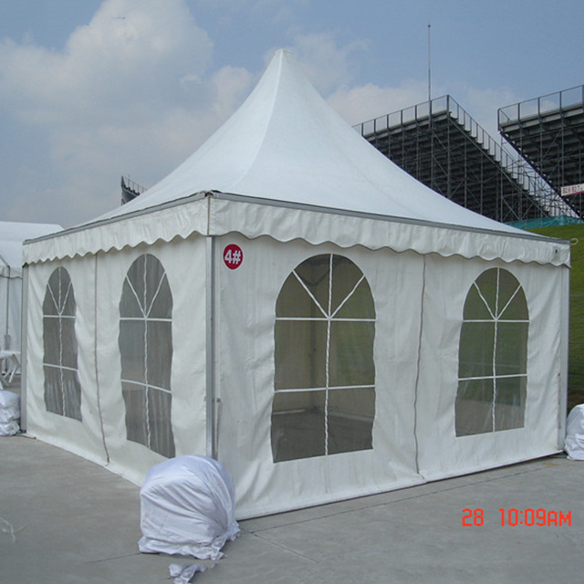 special party square pagoda tent gazebo 6m x 6m