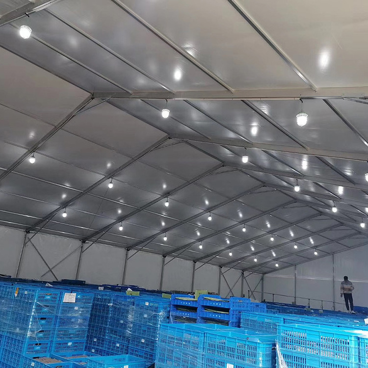 15x30 20x40m 30x50 40x45 40x80 Aluminum Waterproof Structure Industrial Storage Shelter Workshop PVC Warehouse Tent