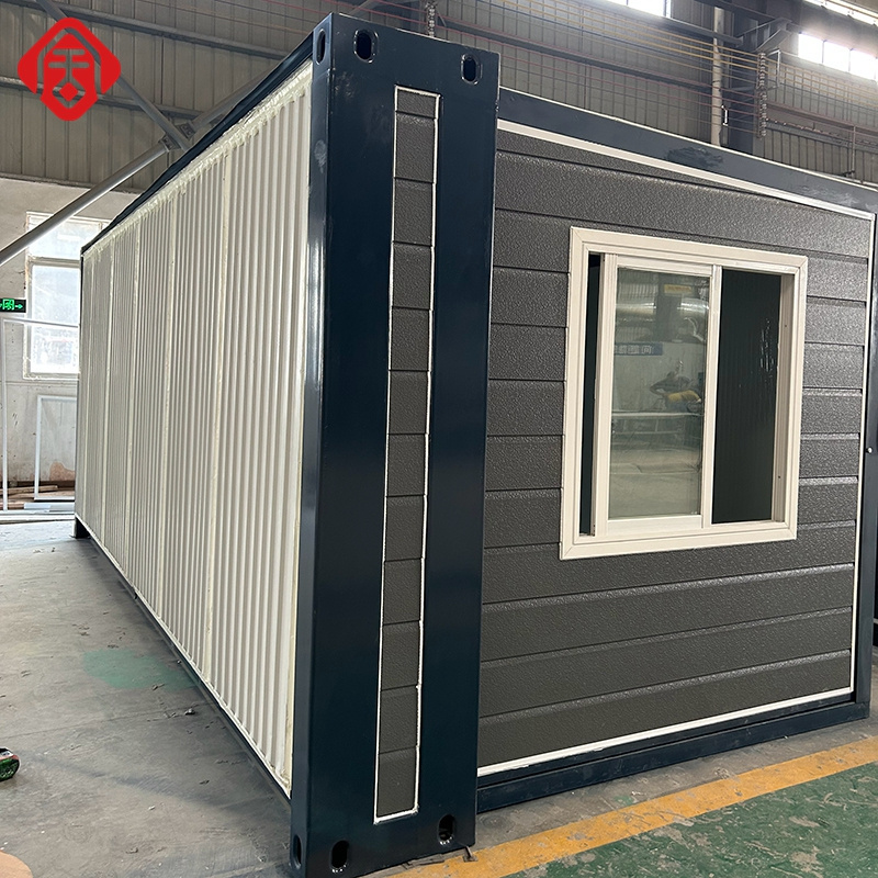 Factory Outlet Foldable Homes 20Ft Office Folding Container House Prefab Container House Extendable Building Coffee Shop