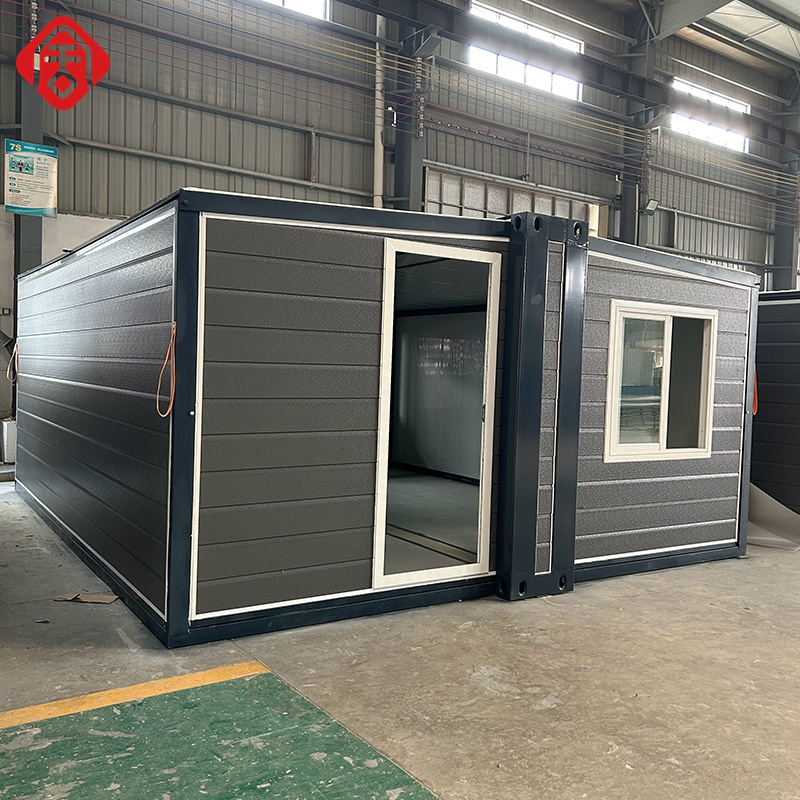 Factory Outlet Foldable Homes 20Ft Office Folding Container House Prefab Container House Extendable Building Coffee Shop